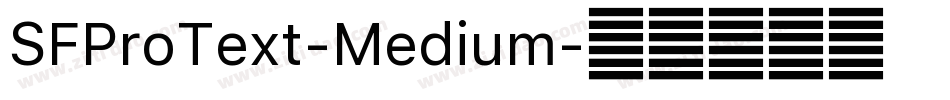 SFProText-Medium字体转换