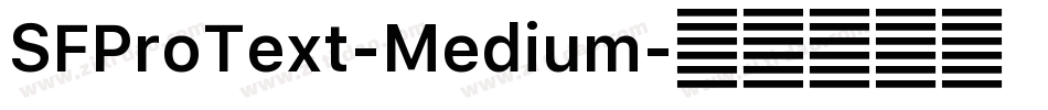 SFProText-Medium字体转换