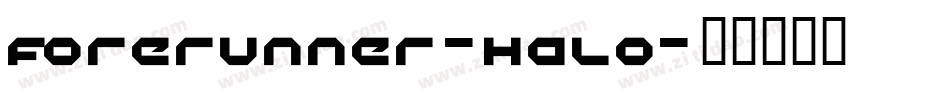 Forerunner-Halo字体转换