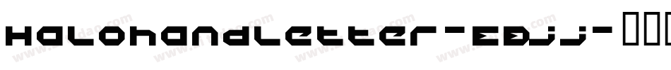 Halohandletter-EBjj字体转换