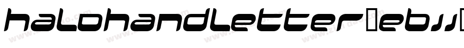 Halohandletter-EBjj字体转换