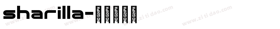 sharilla字体转换