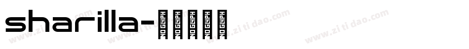 sharilla字体转换