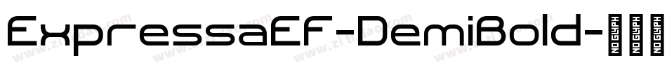 ExpressaEF-DemiBold字体转换
