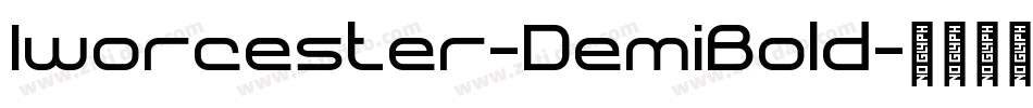 Iworcester-DemiBold字体转换