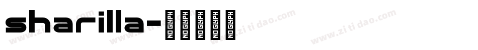 sharilla字体转换
