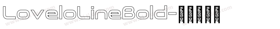 LoveloLineBold字体转换