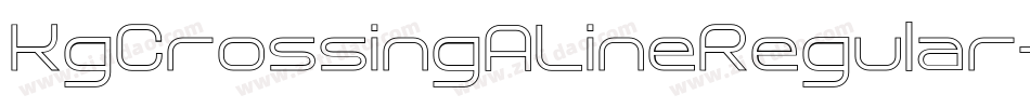 KgCrossingALineRegular-Mqpe字体转换