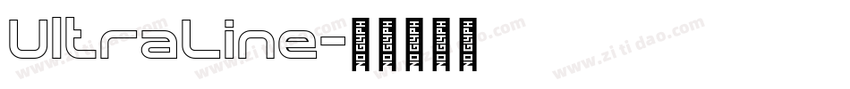 UltraLine字体转换