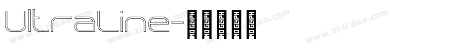 UltraLine字体转换