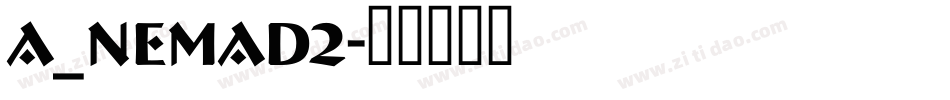 A_Nemad2字体转换