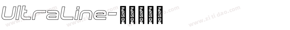 UltraLine字体转换