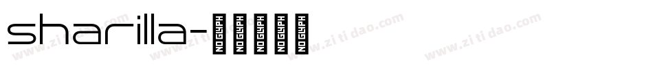 sharilla字体转换