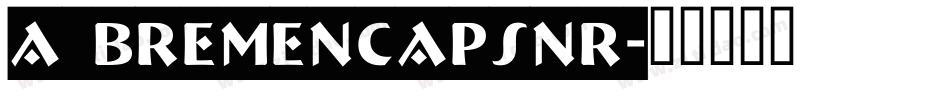 a_BremenCapsNr字体转换