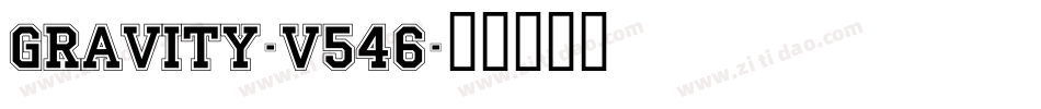 Gravity-V546字体转换