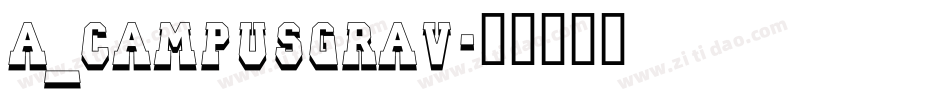 a_CampusGrav字体转换