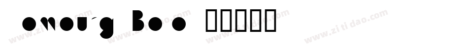Hamburg-Bold字体转换