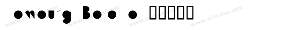 Hamburg-BoldIta字体转换