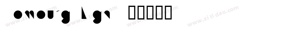 Hamburg-Light字体转换