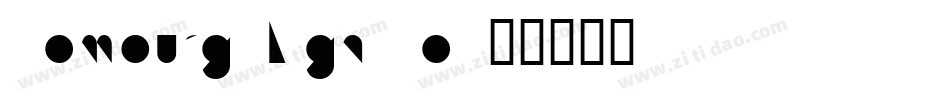 Hamburg-LightIta字体转换