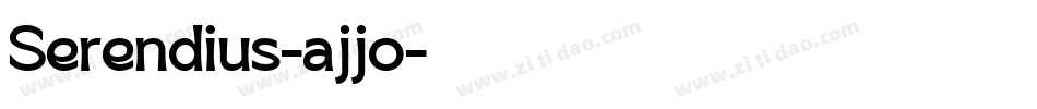 Serendius-ajjo字体转换
