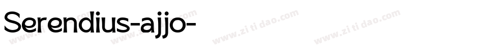 Serendius-ajjo字体转换
