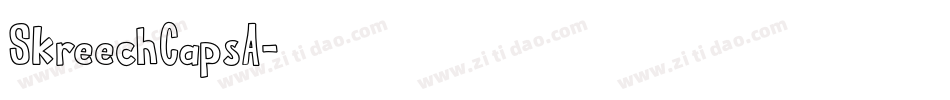 SkreechCapsA字体转换