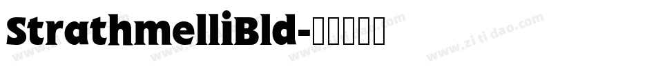 StrathmelliBld字体转换