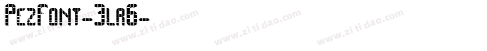PezFont-3lr6字体转换