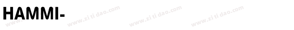 HAMMI字体转换