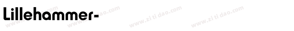 Lillehammer字体转换