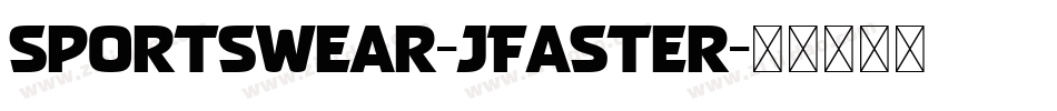 Sportswear-JFaster字体转换
