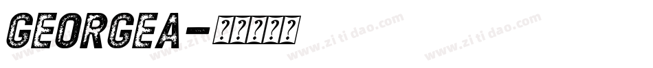 GEORGEA字体转换