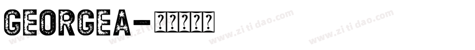 GEORGEA字体转换