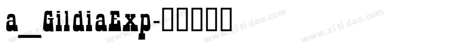 a_GildiaExp字体转换