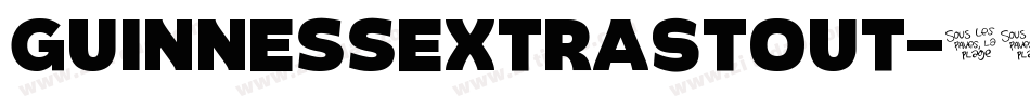GuinnessExtraStout字体转换