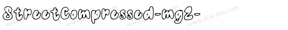 StreetCompressed-mg2字体转换