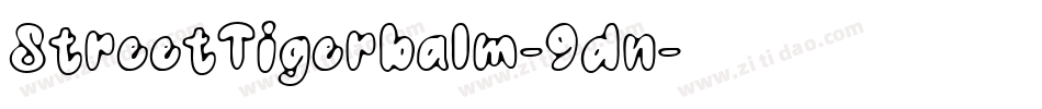 StreetTigerbalm-9dn字体转换