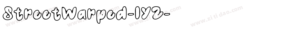 StreetWarped-lYZ字体转换