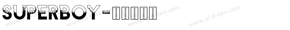 SUPERBOY字体转换