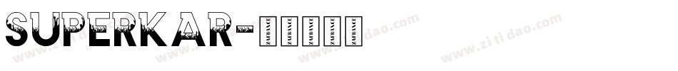 SUPERKAR字体转换