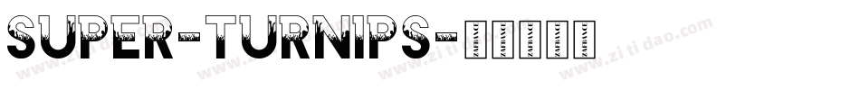 Super-Turnips字体转换