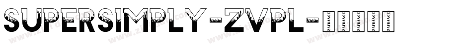SuperSimply-zVpL字体转换
