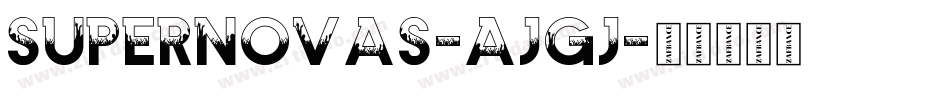Supernovas-ajGJ字体转换