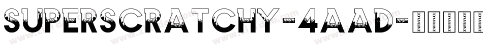 Superscratchy-4aAD字体转换