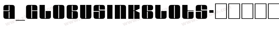 a_GlobusInkBlots字体转换
