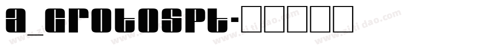 a_GrotoSpt字体转换