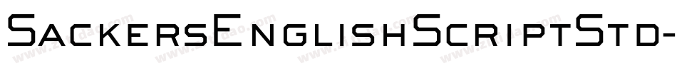 SackersEnglishScriptStd字体转换