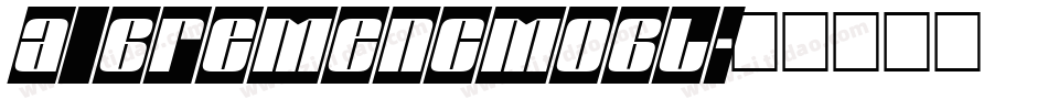 a_BremenCmObl字体转换