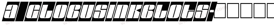 a_GlobusInkBlots字体转换